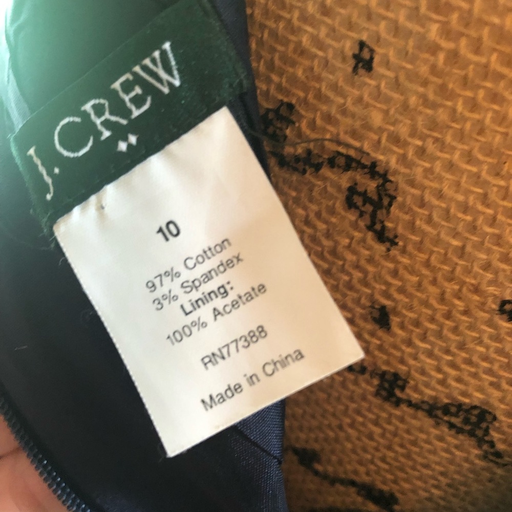 J Crew - Women’s dress.  Navy.  Size 10 - Picture 5 of 5